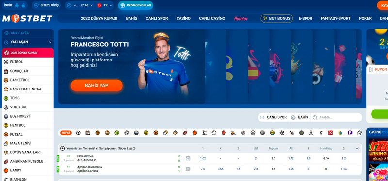 Онлайн-казино Mostbet